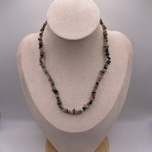 Macy's Florite Precious Stones Multi-Colored Infinity Necklace